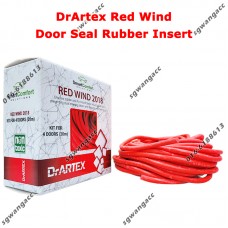 DrArtex Red Wind Car Door Seal Rubber Insert (20 meter)