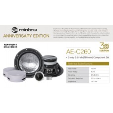 Rainbow Anniversary Edition AE-C260 6.5" 2 Way Component Set Speaker