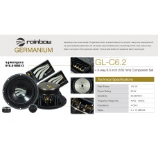 Rainbow Germanium-Line GL-C6.2 6.5" 2 Way Component Set Speaker
