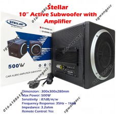 Stellar 10'' Subwoofer with Sealed Box & Built In Amplifier