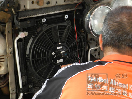 Sungai Wang Car Air-cond: Adding an Extra Air-cond Fan 