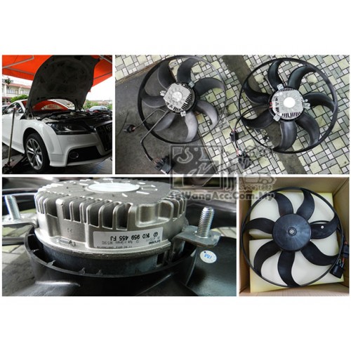 Audi TT Air Cond Radiator Fan Motor Set