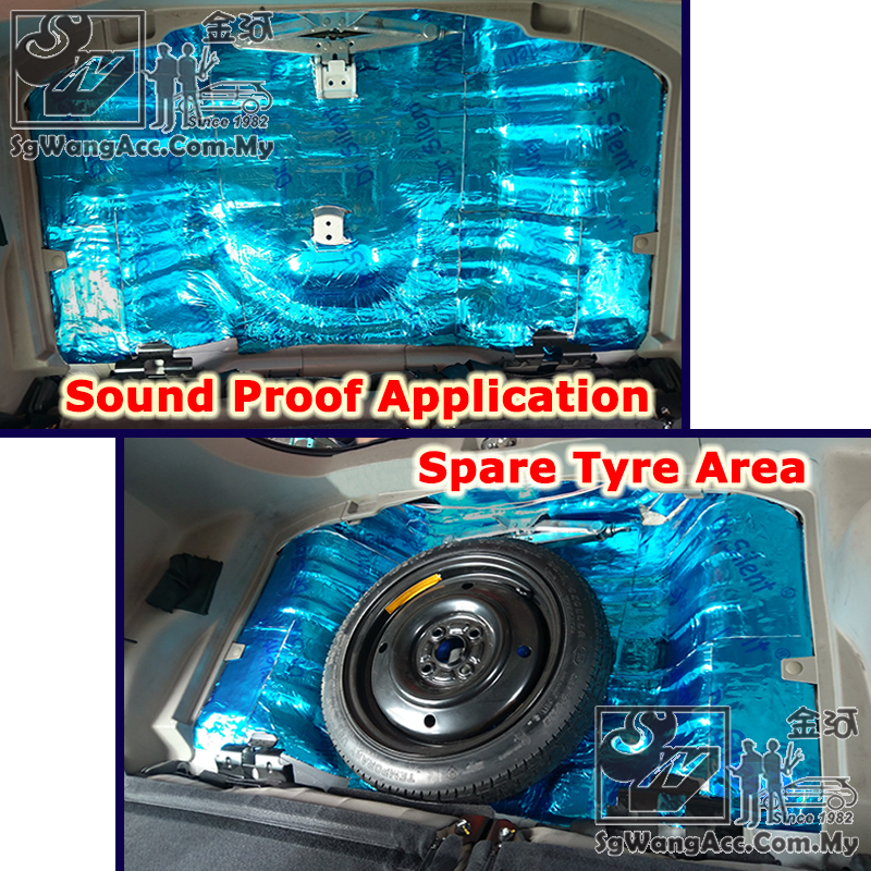 Apply Sound Proof on Car Firewall & Spare Tyre Area